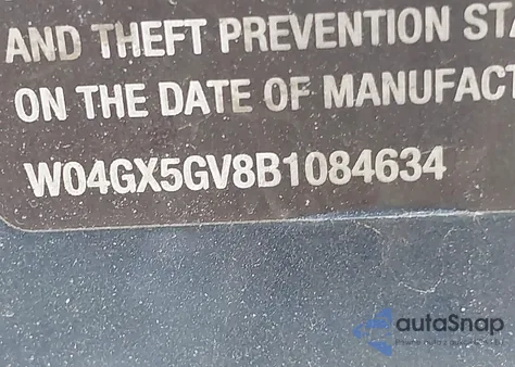 2011 Buick Regal Cxl Turbo Russelsheim from USA, damaged, VIN W04GX5GV8B1084634